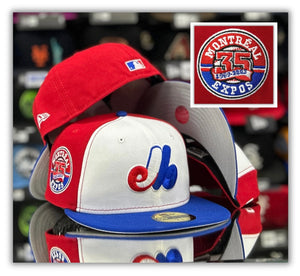 Montreal Expos Chrome& Red/R Blue 2T-35Th/Grey UV