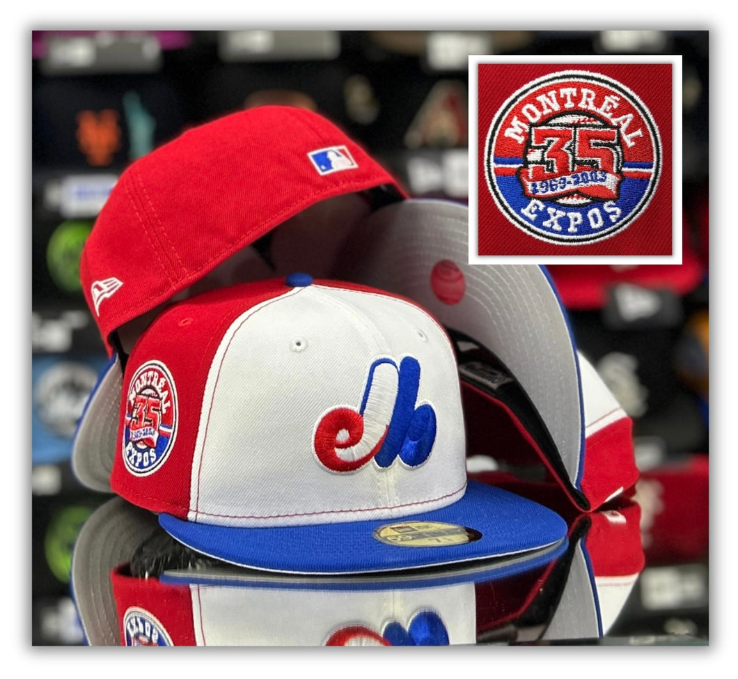 Montreal Expos Chrome& Red/R Blue 2T-35Th/Grey UV