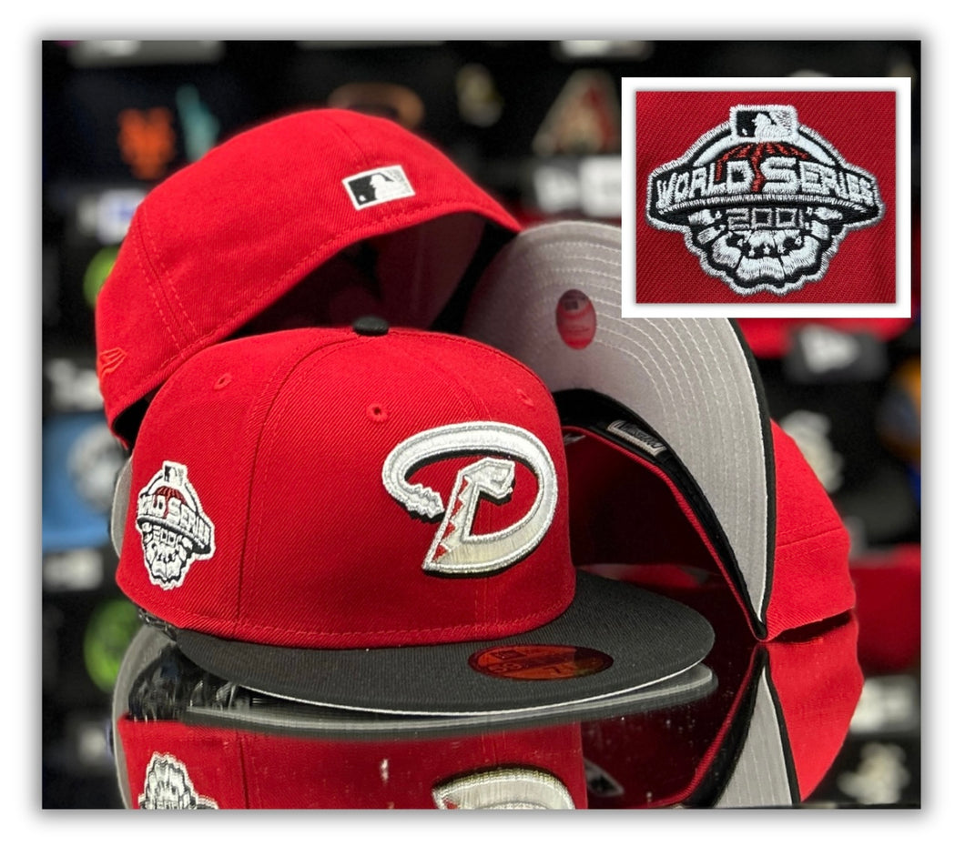 Arizona Diamondbacks Red/Bk 2T-2001 WS/Grey UV