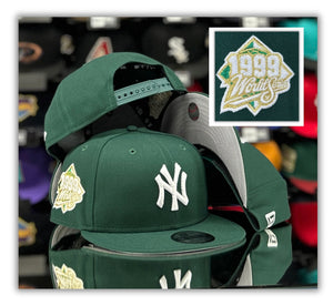 New York Yankees Forest Green/99 Patch-Snapback