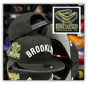 Brooklyn Dodgers Bk-EBBETS Patch-Snapback (Copy)