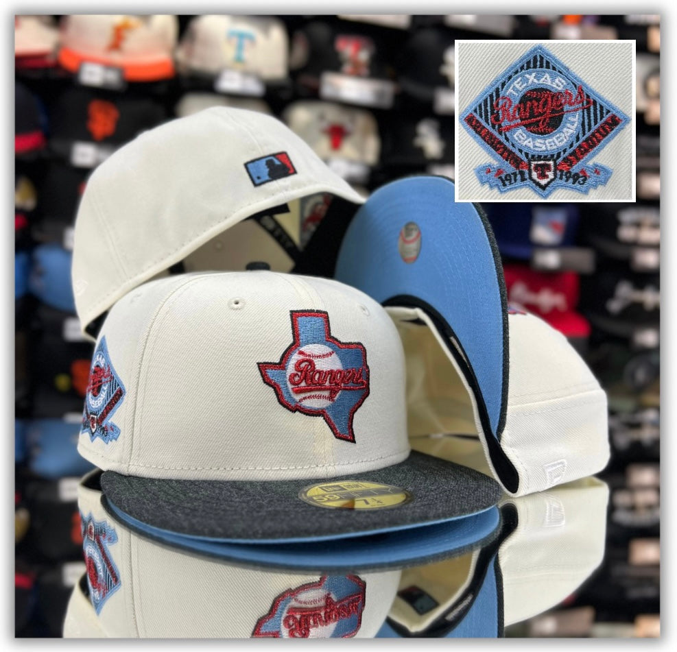 Texas Rangers- Chrome/Heather Bk 2T/Sky Blue UV