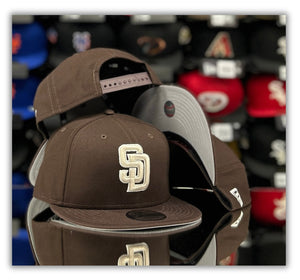 San Diego Padres Brown/Silver Logo-Snapback