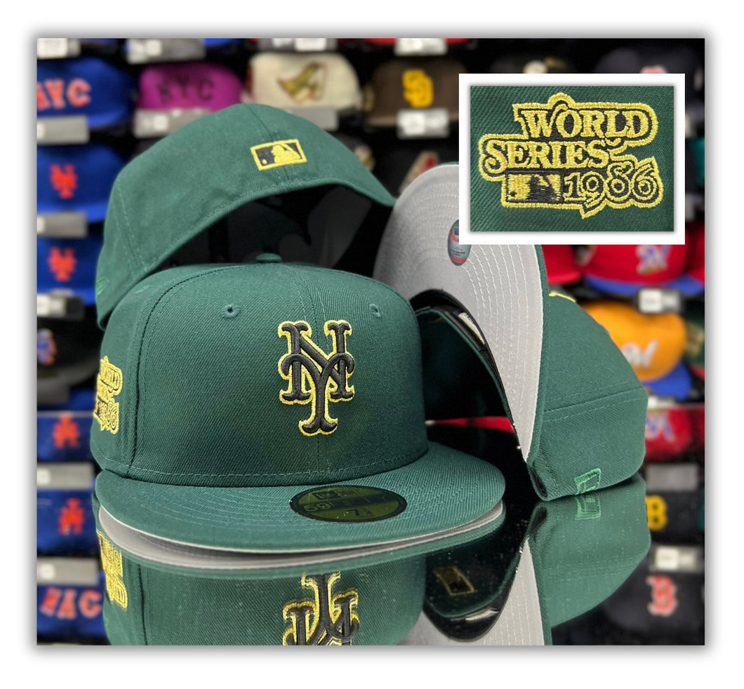 New York Mets Dk Green/86 WS/Grey UV