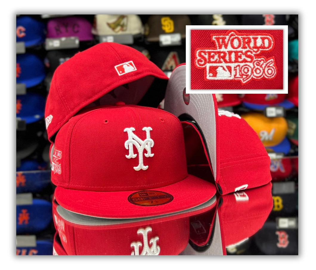 New York Mets Red/86WS/Grey UV