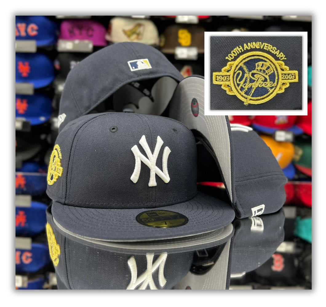 New York Yankees Navy/100Th/Grey UV