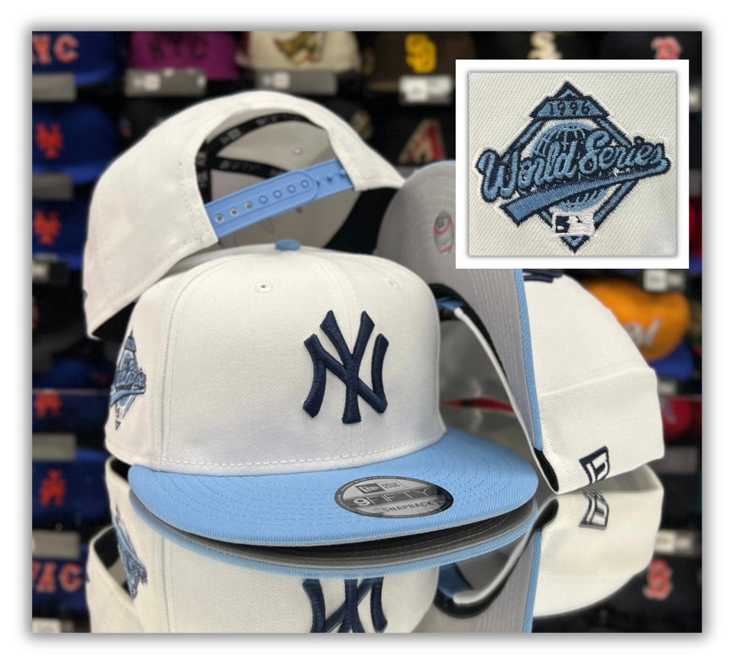 New York Yankees Chrome/Sky Blue 2T/96 Patch-Snapback