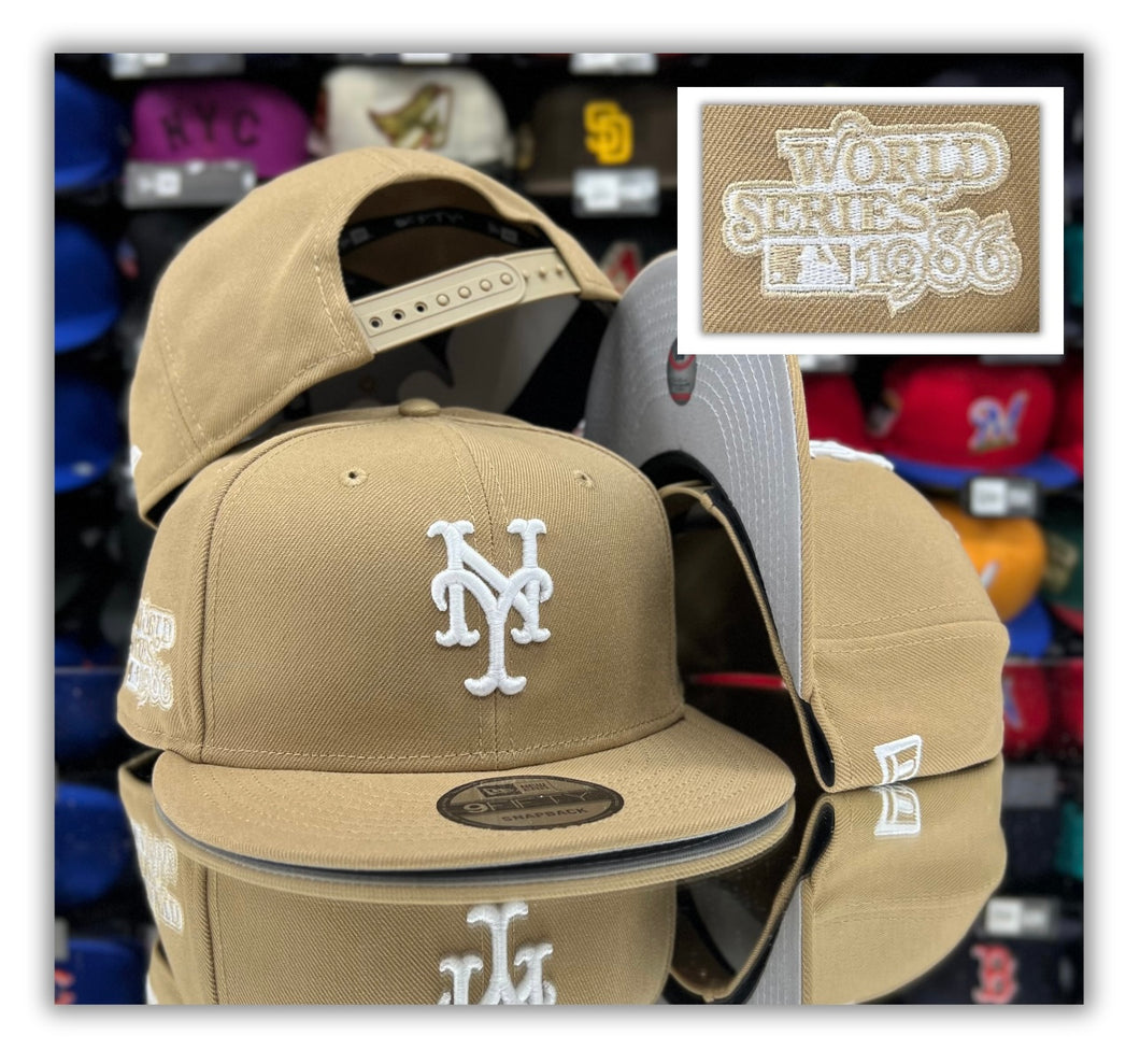 New York Mets Tan/86Patch-Snapback