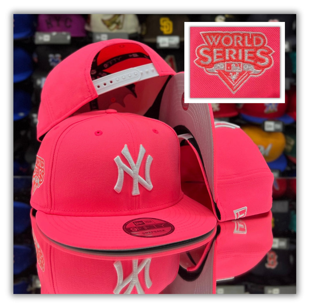 New York Yankees Hot Pink/09Patch-Snapback