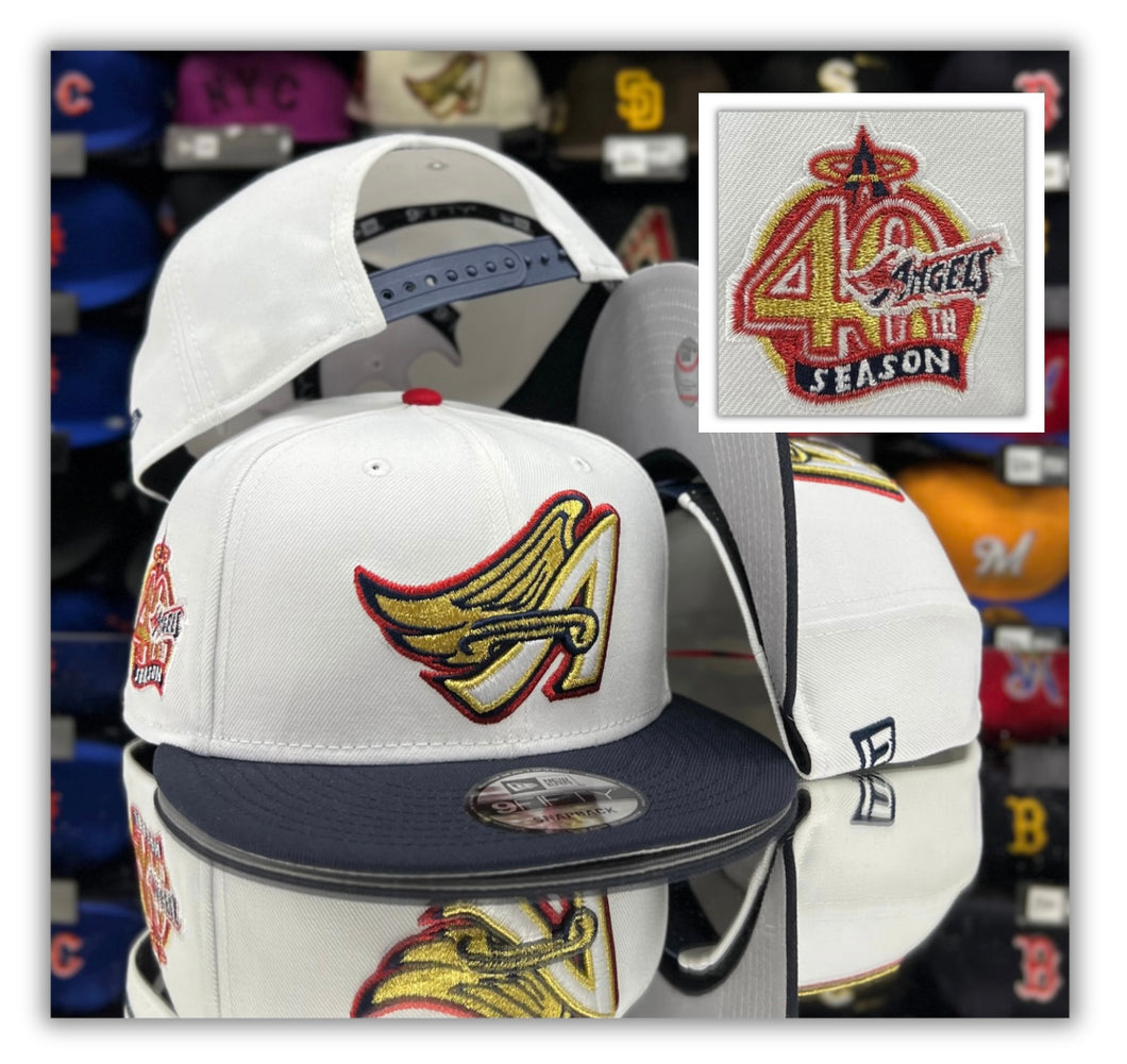 Anaheim Angels Chrome/Bk 2T/40th Patch-Snapback