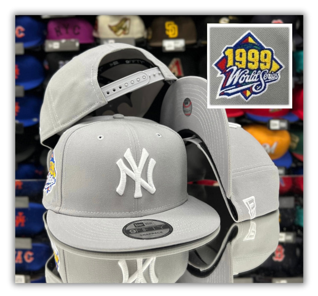 New York Yankees Lt Grey/99 Patch-Snapback