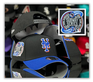 New York Mets Bk/R Blue 2T/Subway Patch-940 AFrame Snapback