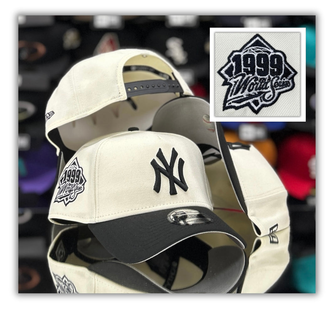 New York Yankees Chrome/Bk 2T/99Patch-940 AFrame Snapback