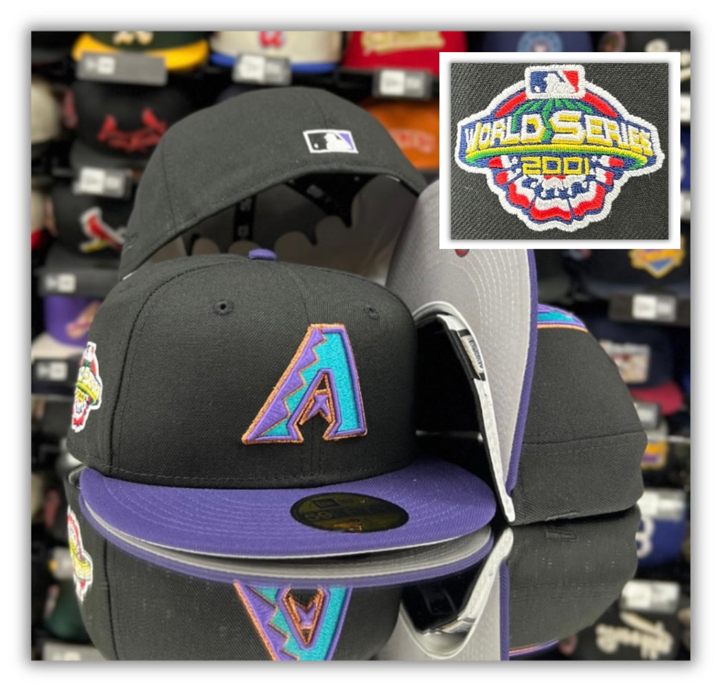 Arizona Diamondbacks Bk/Purple 2T-2001 WS/Grey UV