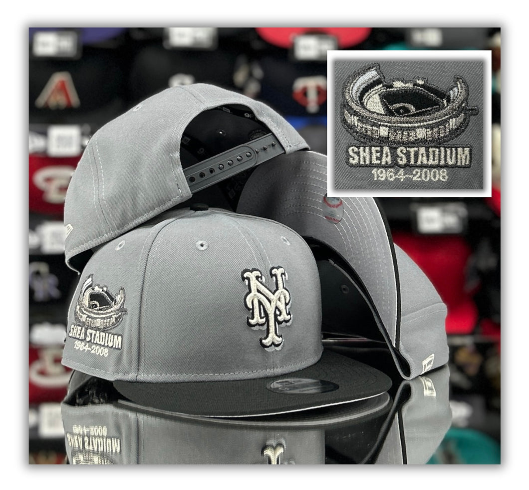 New York Mets Gray/Bk 2T/Stadium Patch -Snapback