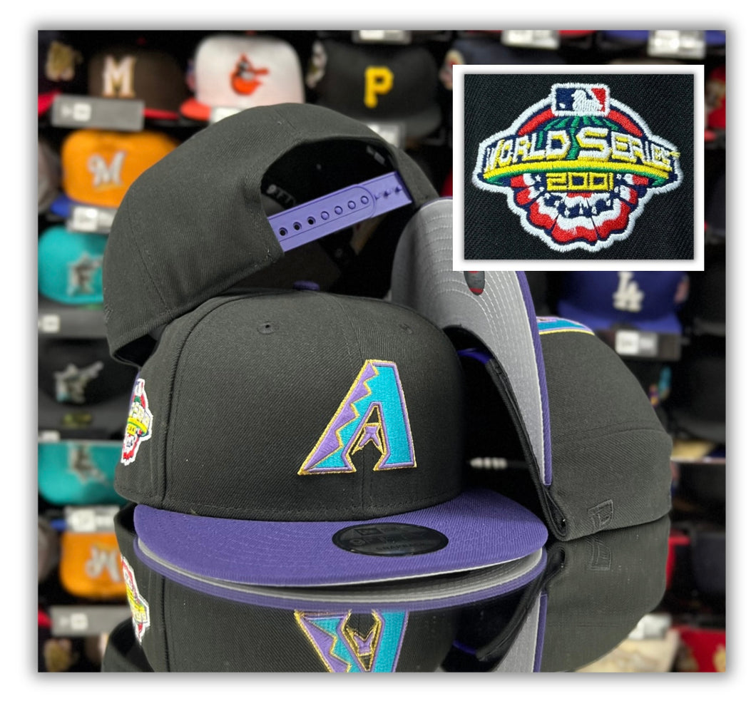 Arizona Diamondbacks Bk/Purple 2T/ 2001 Patch-Snapback