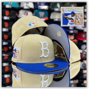 Brooklyn Dodgers-Jackie Robinson Vegas Gold/Royal Blue 2T/Grey UV