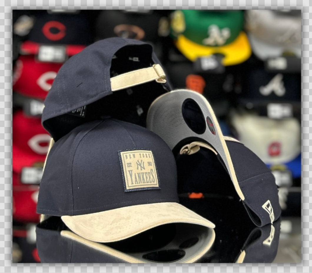 New York Yankees  -SUEDE PATCH-Strapback