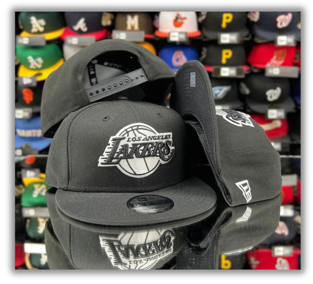 Los Angeles Lakers Bk/Wh-Snapback