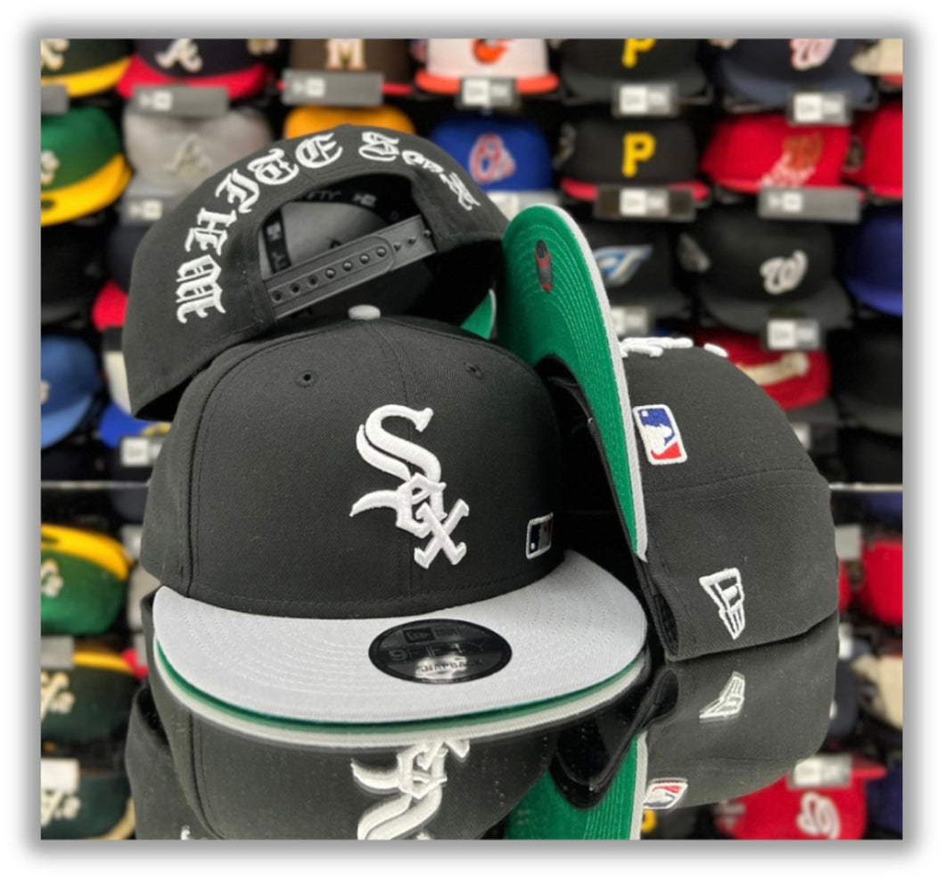 Chicago White Sox Bk/Gray 2T/Green UV-Snapback