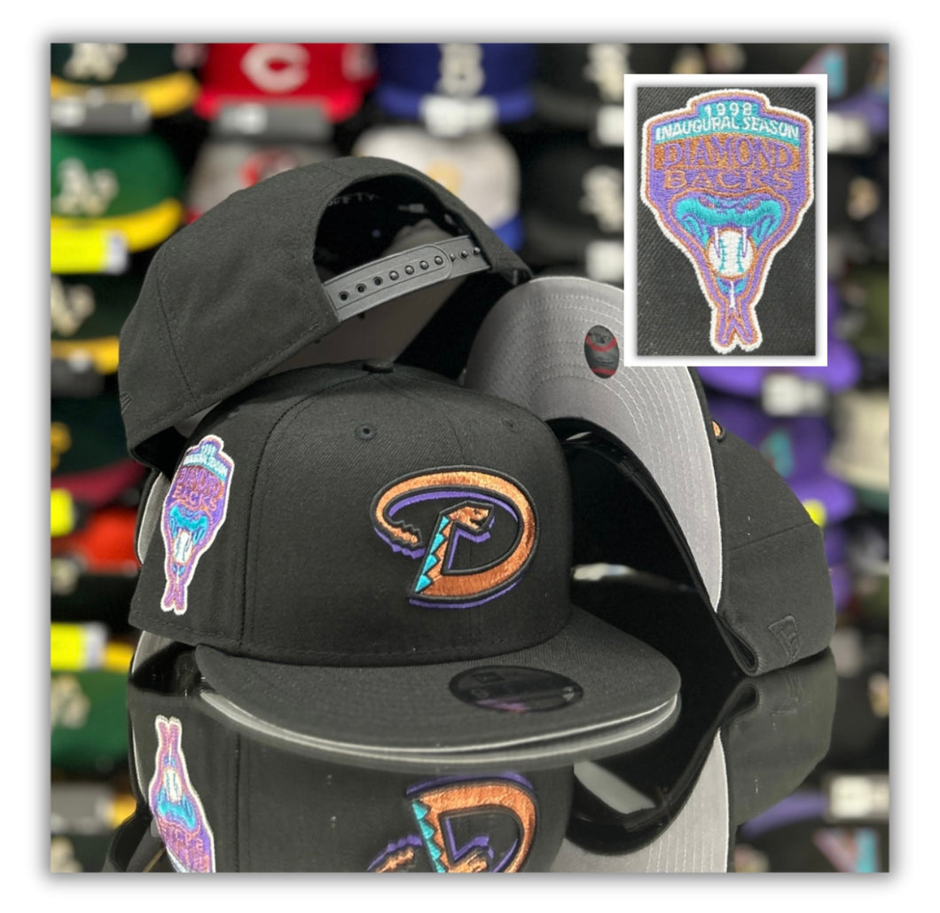 Arizona Diamondbacks Bk/1992 Inaugural Season-Snapback