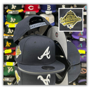 Atlanta Braves Navy/95 Patch-Snapback