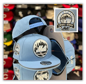 New York Mets Sky Blue/City Logo/Patch -Snapback