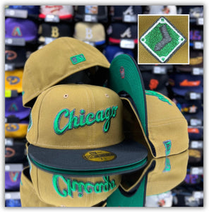 Chicago White Sox Base Old Gold/Bk 2T/Green UV