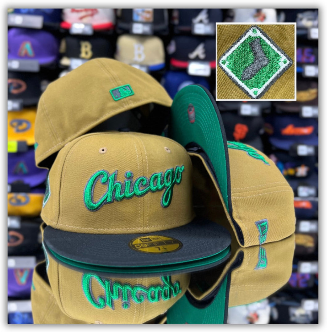 Chicago White Sox Base Old Gold/Bk 2T/Green UV