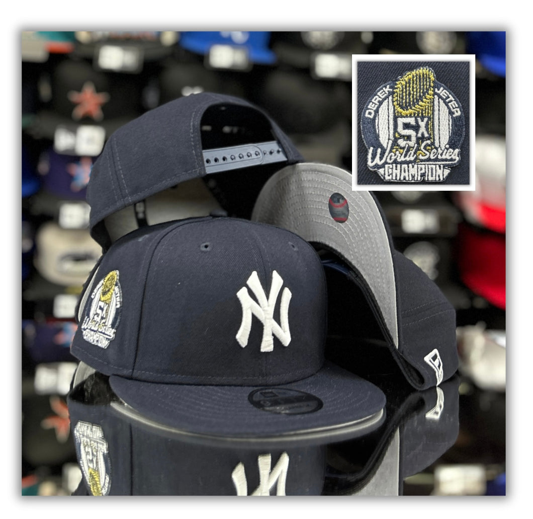 New York Yankees Jeter+5X champ Patch-Snapback