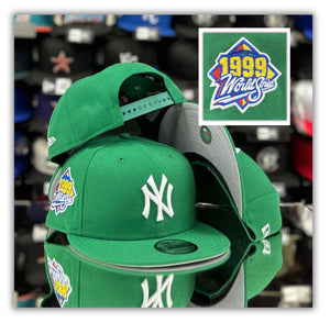 New York Yankees Kelly Green/99 Patch-Snapback