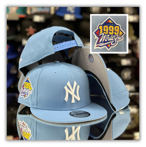 New York Yankees Sky Blue/99 Patch-Snapback