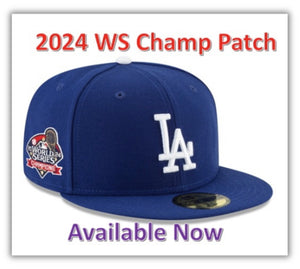 Los Angeles Dodgers 2024 WORLD SERIES Champ Patch/Bk UV