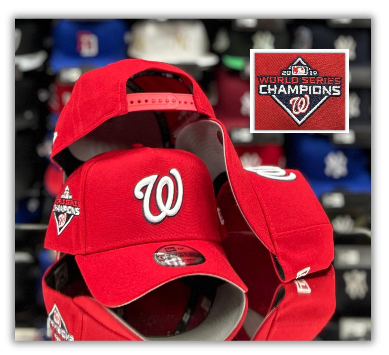 Washington Nationals Red 940 AFrame Snapback BKLYNCAP