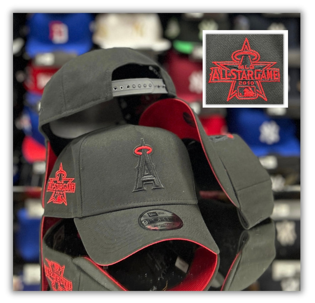 Anaheim Angels Bk/Red UV-940 AFrame Snapback