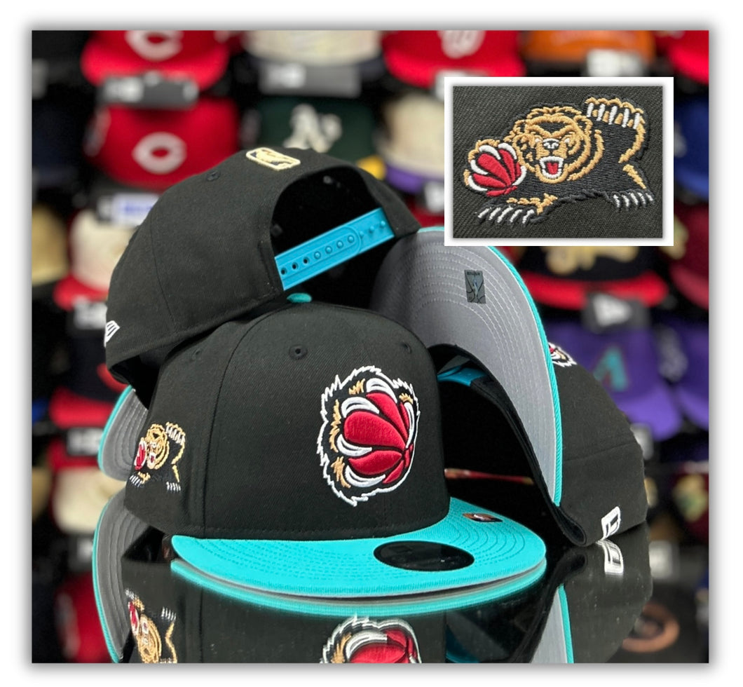 Memphis Grizzlies Bk/Teal 2T-Snapback