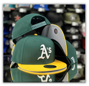 Oakland Athletics Green/Yellow 2T-Snapback