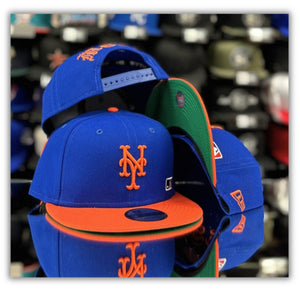 New York Mets R Blue/Orange 2T/Green UV-Snapback