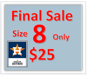 Houston Astros Size 8 -Final Sale