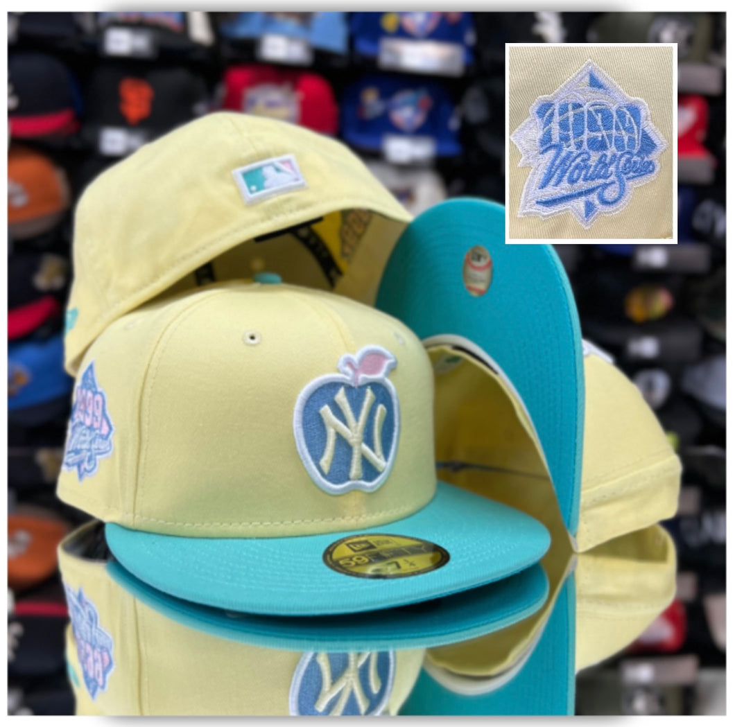 New York Yankees  Soft Yellow/Teal 2T/Teal UV