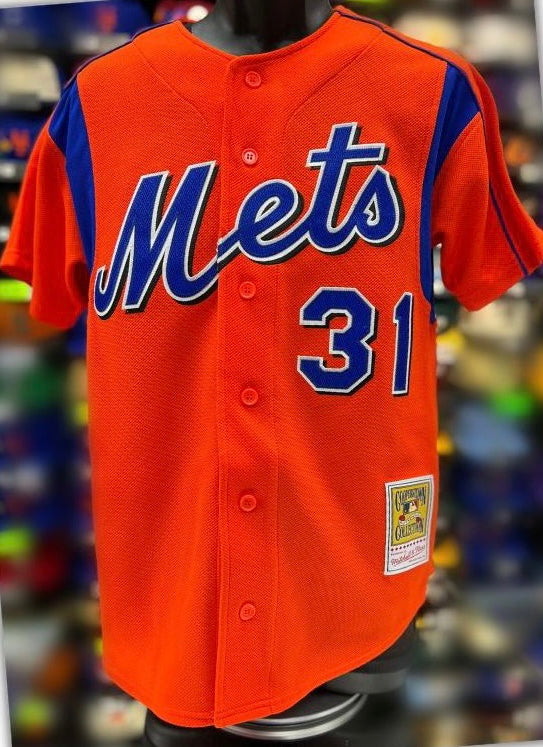 Authentic Mike Piazza New York Mets 2004 BP Jersey – BKLYNCAP