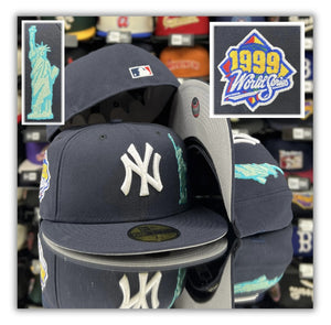 New York Yankees Navy/99Patch-Statue of Liberty/Gray UV