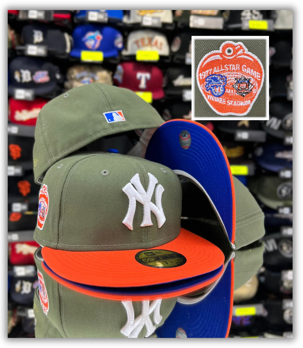 New York Yankees Olive/Orange 2T/R Blue UV