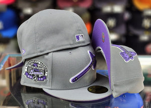 Atlanta Braves Grey/Purple UV/