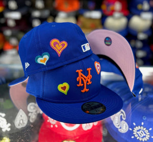 New York Mets MLB 5950 ChainStitchHeart Pink UV