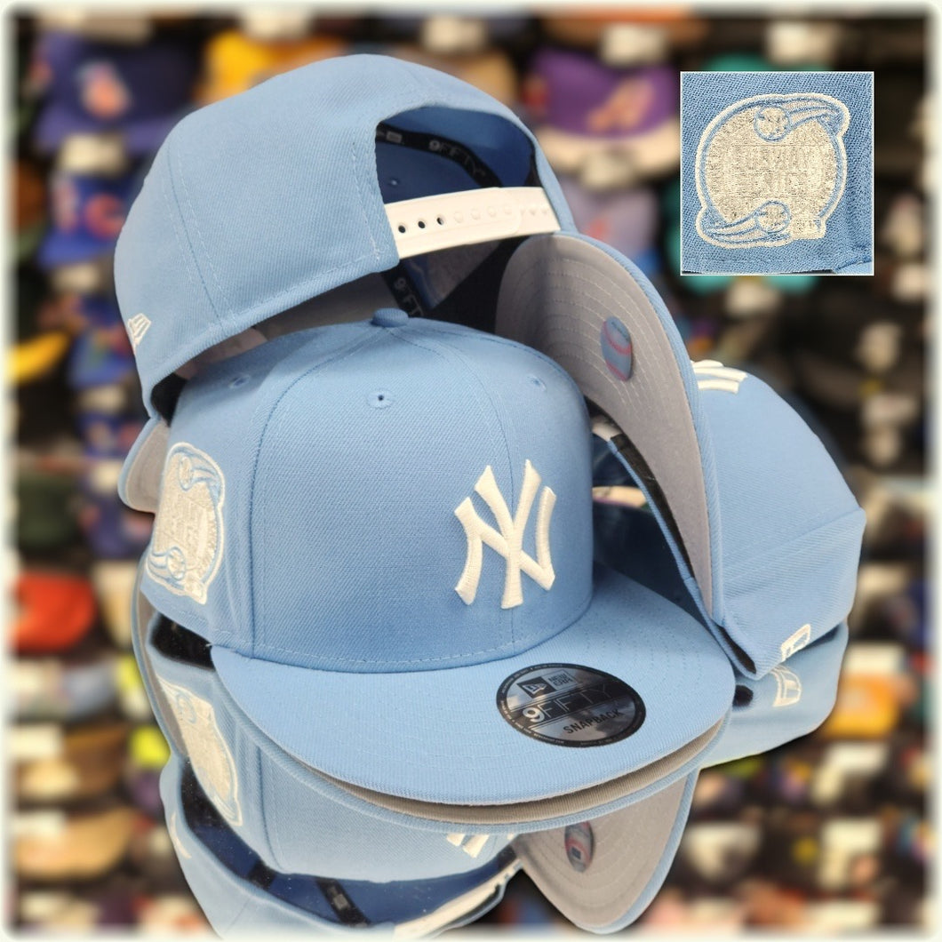 New York Yankees Sky Blue/Subway Patch 9Fifty Snapback