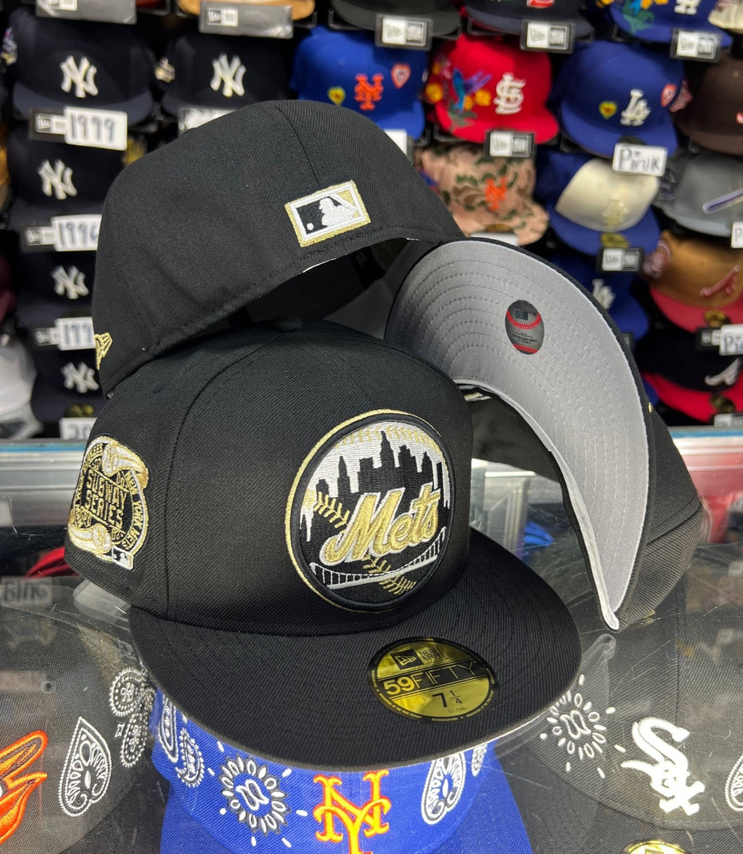 New York Mets Bk/Gold/Grey UV