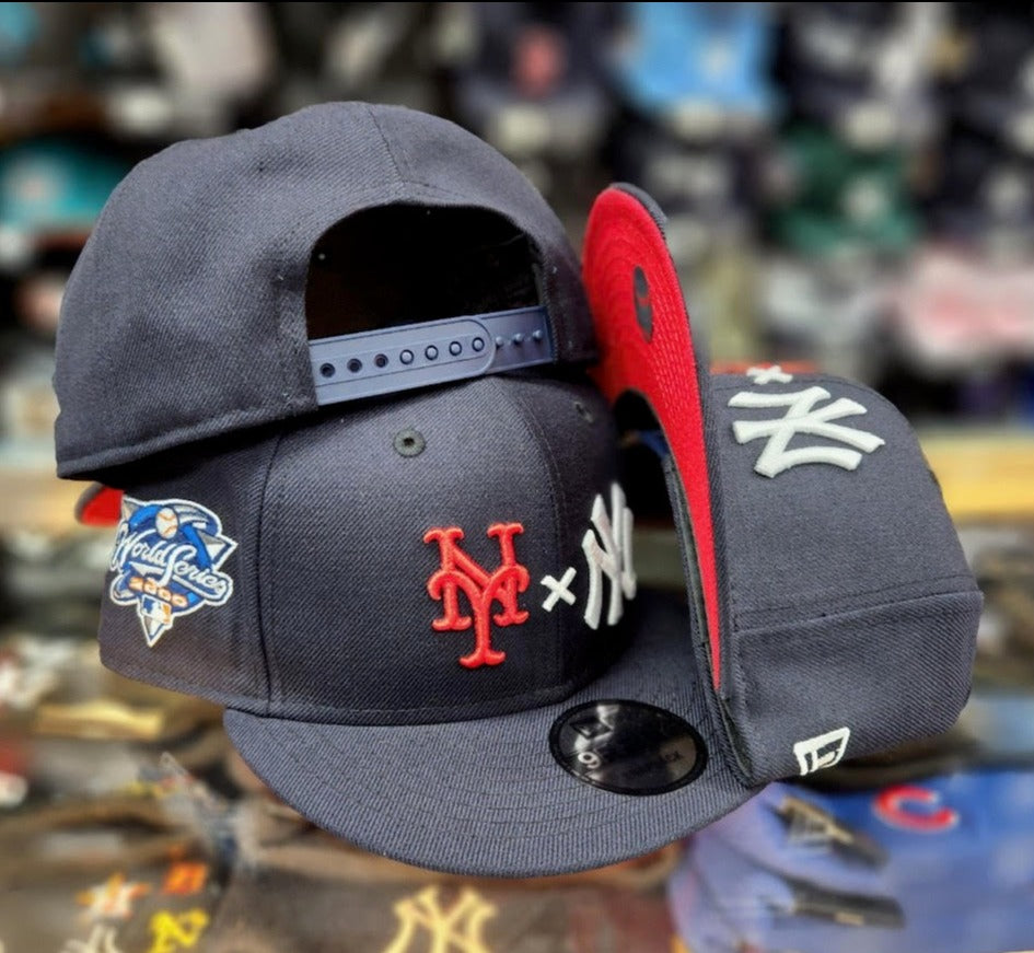 New York Mets VS Yankees Navy/2000 WS Patch/ 9Fifty Snapback