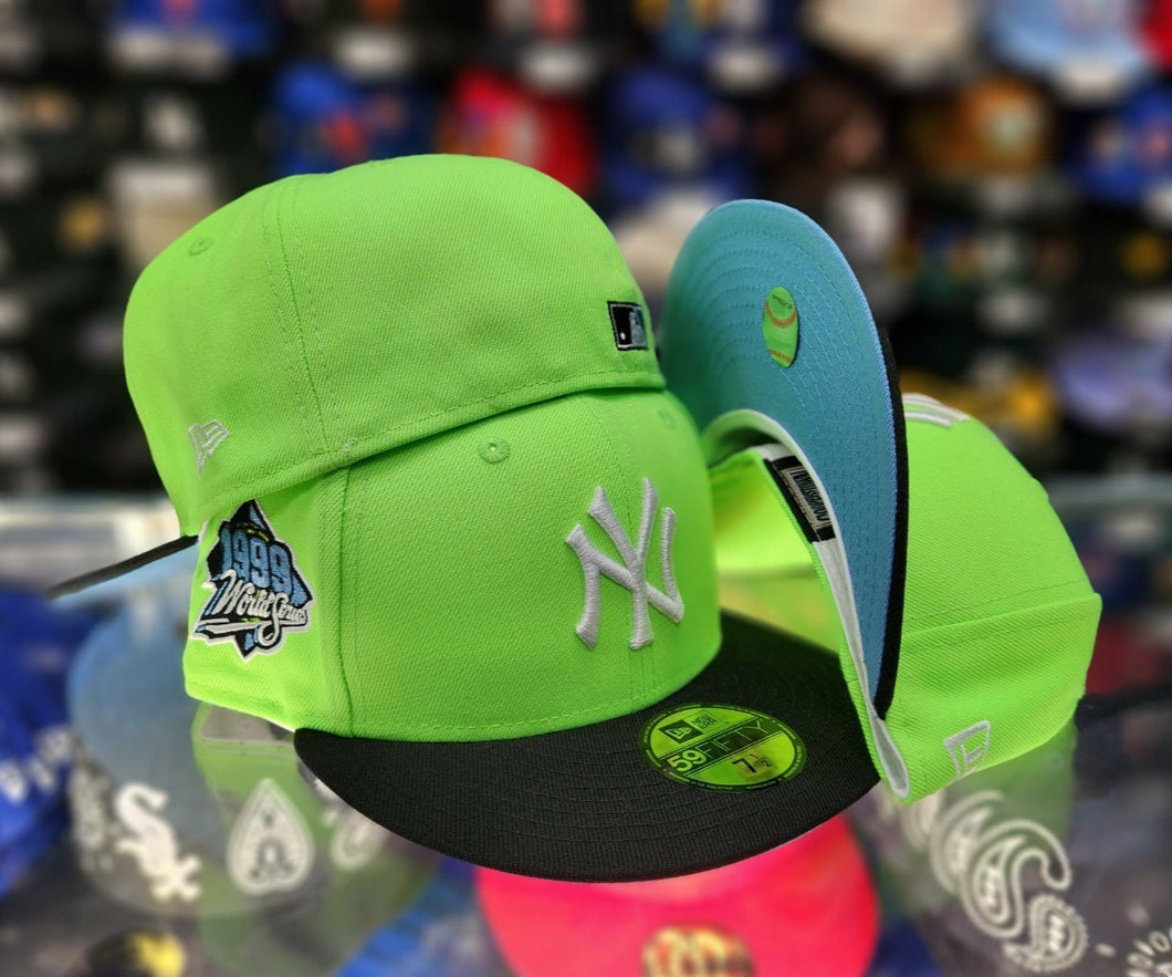 New York Yankees Fresh Green/Bk 2T/Sky UV
