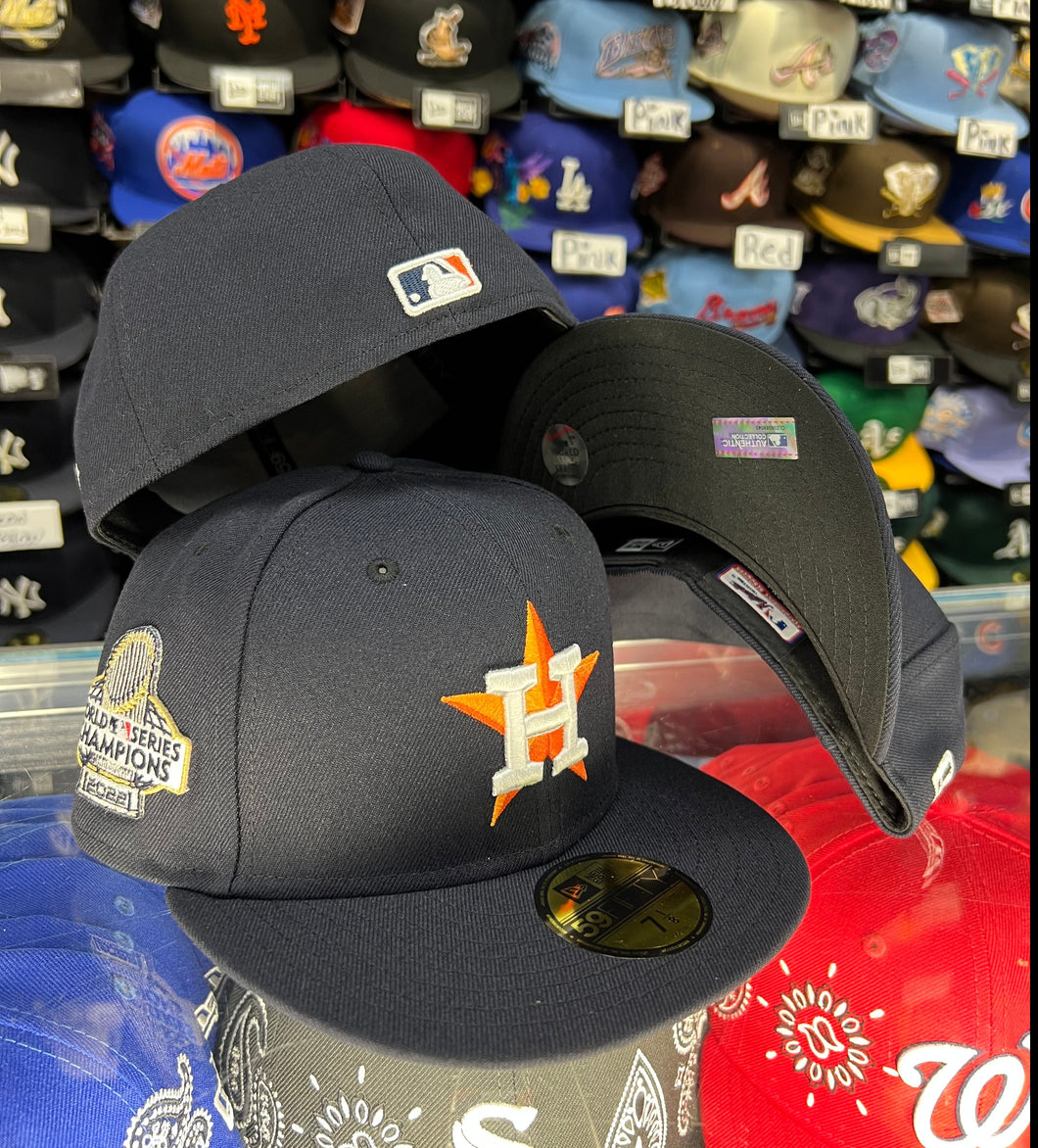 Houston Astros 2022 World Series Champions Side Patch 59FIFTY Fitted